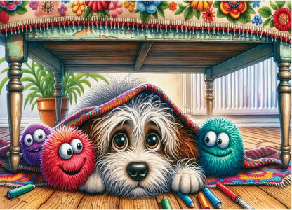 Delfy - Courage Under Cover - 1000 Piece Jigsaw Puzzle