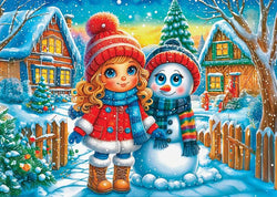 Delfy - Frosty Friends Forever - 1000 Piece Jigsaw Puzzle
