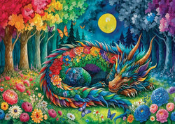 Delfy - Moonlit Dragon Dreams - 1000 Piece Jigsaw Puzzle