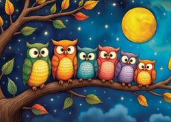 Delfy - Night Owls Club - 1000 Piece Jigsaw Puzzle