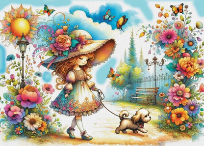 Delfy - Stroll Through Time - 1000 Piece Jigsaw Puzzle