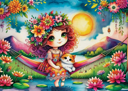 Delfy - Toes in Water - 1000 Piece Jigsaw Puzzle