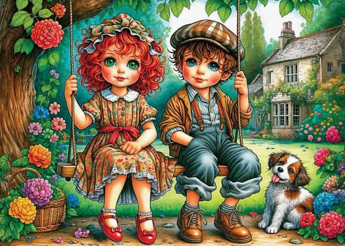 Delfy - Under the Old Tree - 1000 Piece Jigsaw Puzzle