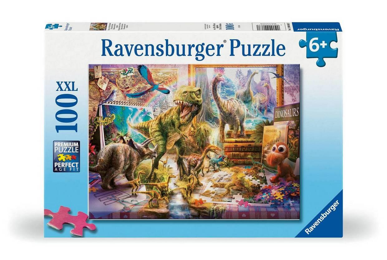 Ravensburger - Dinosaur Escape - 100XXL Piece Jigsaw Puzzle