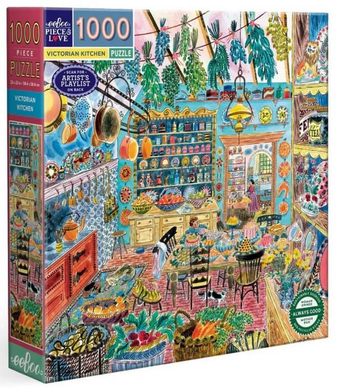 Eeboo - Victorian Kitchen - 1000 Piece Jigsaw Puzzle
