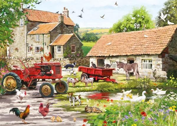 Otter House - On the Farm - 1000 Piece Jigsaw Puzzle