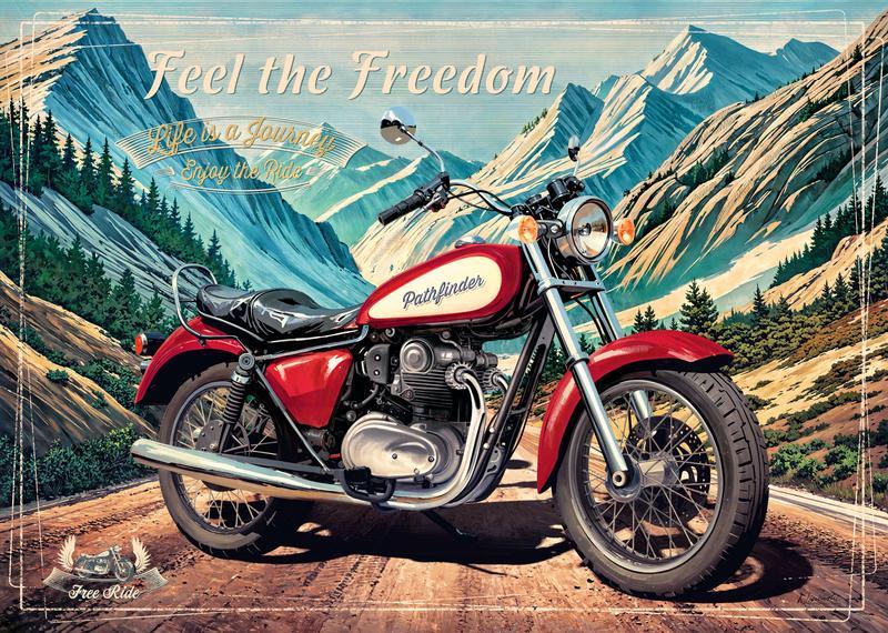 CherryPazzi - Feel the Freedom - 1000 Piece Jigsaw Puzzle