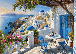 CherryPazzi - Santorini Blues - 1000 Piece Jigsaw Puzzle