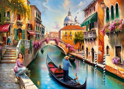 CherryPazzi - Summer in Venice - 1000 Piece Jigsaw Puzzle