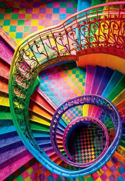 Clementoni - Colorboom Stairs - 500 Piece Jigsaw Puzzle