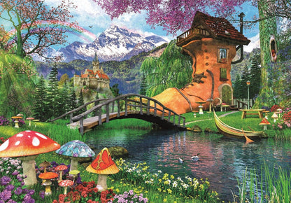 Clementoni - The Old Shoe House - 500 Piece Jigsaw Puzzle