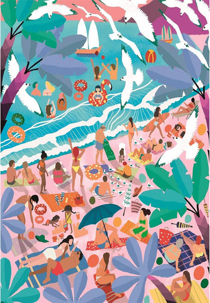 Clementoni - Sunday At The Beach - 1000 Piece Jigsaw Puzzle