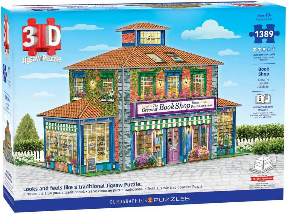 Eurographics - Book Shop - 1389 Piece 3D Jigsaw Puzzle