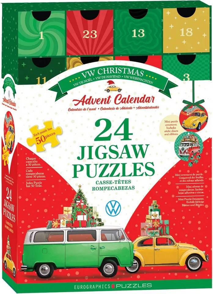 Eurographics - VW Christmas - Advent Calendar 24 x 50 Piece