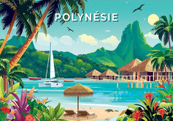 Calypto - Polynesie Francaise - 1000 Piece Jigsaw Puzzle