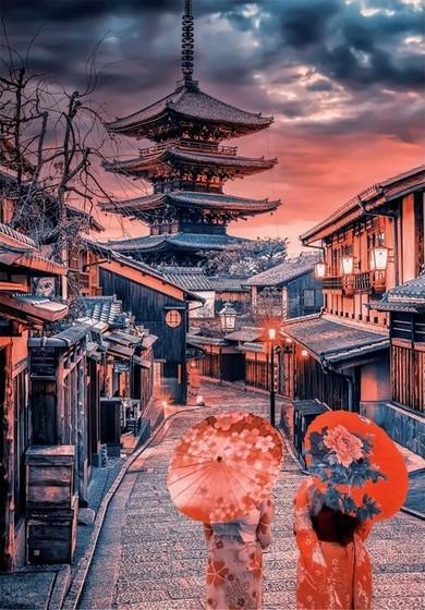 Clementoni - Evening in Kyoto - 500 Piece Jigsaw Puzzle
