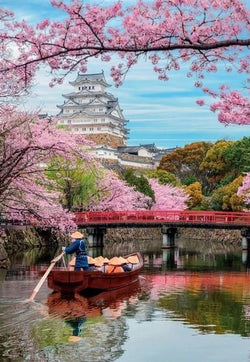 Clementoni - Himeji Castle in Spring - 1000 Piece Jigsaw Puzzle