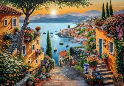 Clementoni - Steps to the Harbor - 1500 Piece Jigsaw Puzzle