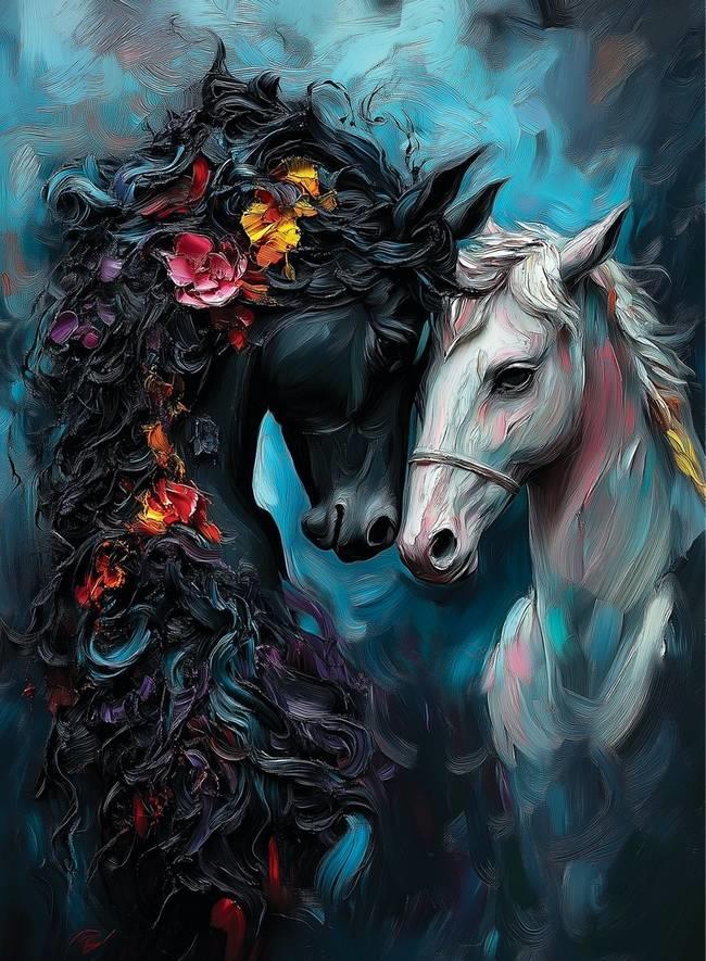 Anatolian - Black & White - 1000 Piece Jigsaw Puzzle