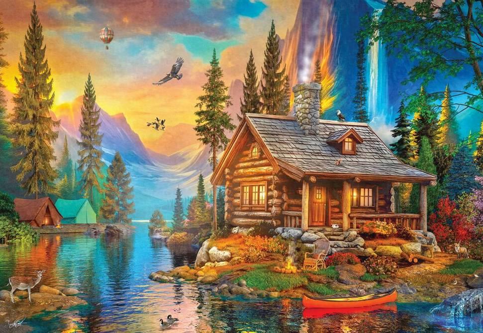 Anatolian - Pine Mountain Sunset - 2000 Piece Jigsaw Puzzle