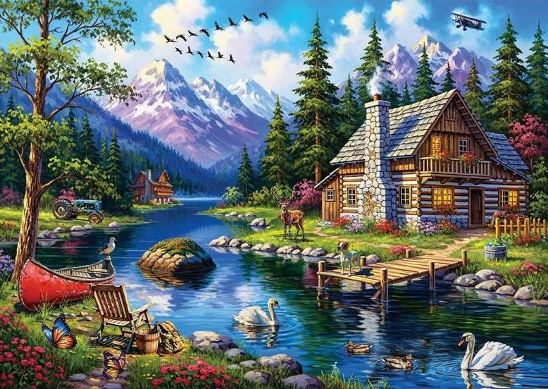 Anatolian - Riverside - 3000 Piece Jigsaw Puzzle