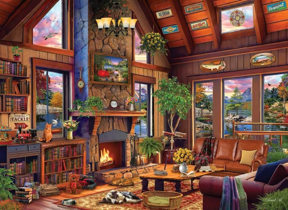 Anatolian - Wilderness Cabin - 4000 Piece Jigsaw Puzzle