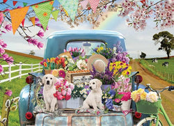 Cobble Hill - Country Truck in Spring - 500 Piece Jigsaw Puzzle
