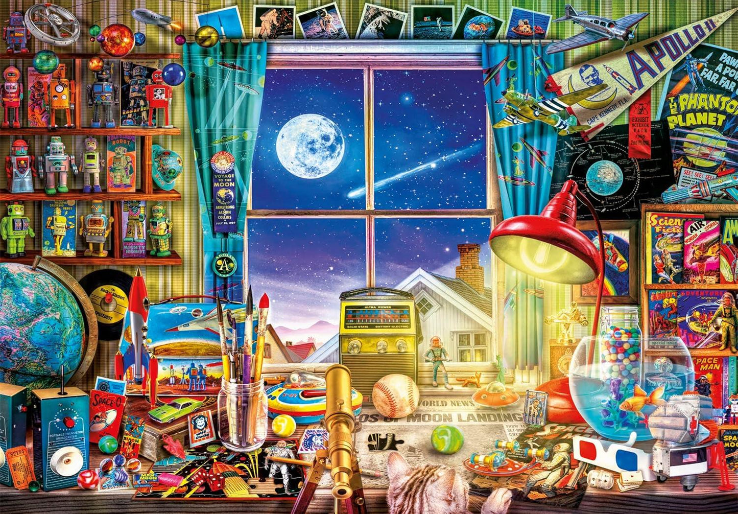 Clementoni - To the Moon - 500 Piece Jigsaw Puzzle