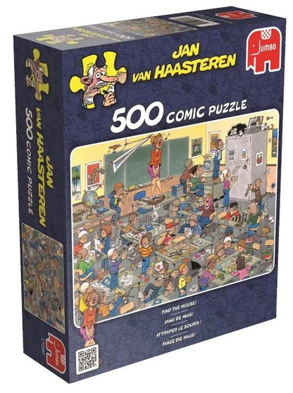 Jan Van Haasteren - Find the Mouse - 500 Piece Jigsaw Puzzle