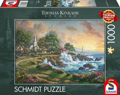 Schmidt - Thomas Kinkade - Seaside Haven - 1000 Piece Jigsaw Puzzle