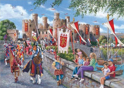 House of Puzzles - Conwy Castle - 150 Piece Mini Jigsaw Puzzle in a Tube