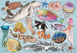 House of Puzzles - Great Barrier Reef - 150 Piece Mini Jigsaw Puzzle in a Tube