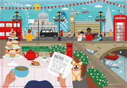 House of Puzzles - London Life - 150 Piece Mini Jigsaw Puzzle in a Tube