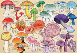 House of Puzzles - Mushroom Mania - 150 Piece Mini Jigsaw Puzzle in a Tube