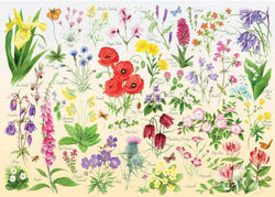 House of Puzzles - Wildflowers - 150 Piece Mini Jigsaw Puzzle in a Tube