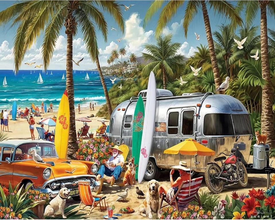 White Mountain - Beach Adventure - 1000 Piece Jigsaw Puzzle