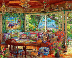 White Mountain - Puzzlers Paradise Paradise - 1000 Piece Jigsaw Puzzle