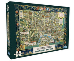 Gibsons - London Town by Southern Railway - 1000 Piece Jigsaw Puzzle