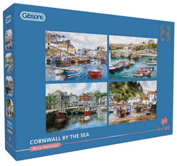 Gibsons - Cornwall by the Sea - 4 x 500 Piece Jigsaw Puzzle