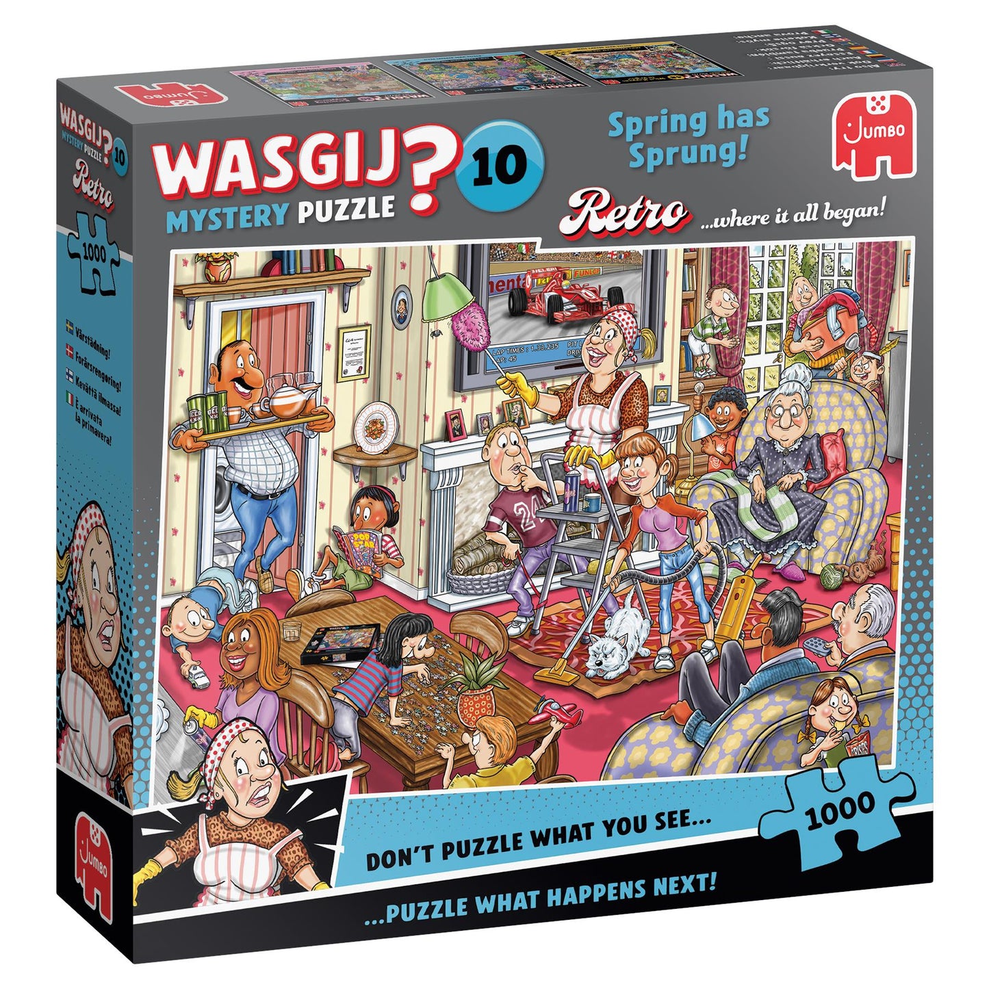 Wasgij - Retro Mystery 10 Spring has Sprung! - 1000 Piece Jigsaw Puzzle