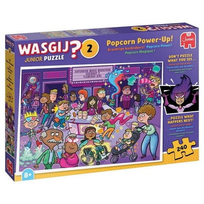 Wasgij - Junior 2 Popcorn Power-Up's! - 240 Piece Jigsaw Puzzle