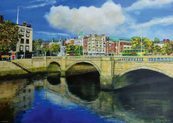 Ravensburger - O'Connell Bridge Ireland - 1000 Piece Jigsaw Puzzle
