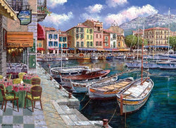 Cobble Hill - Cafe in Cassis - 1000 Piece Jigsaw Puzzle