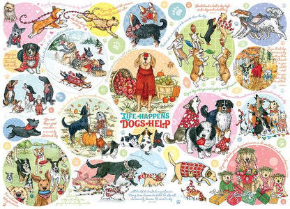 Cobble Hill - Dog Thoughts - 1000 Piece Jigsaw Puzzle
