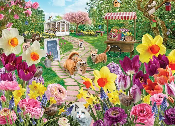 Cobble Hill - Springtime Frolic - 1000 Piece Jigsaw Puzzle