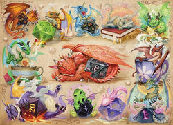 Cobble Hill - D20 Dragons - 500 Piece Jigsaw Puzzle