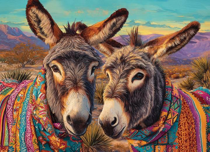 Cobble Hill - Dos Burros - 500 Piece Jigsaw Puzzle