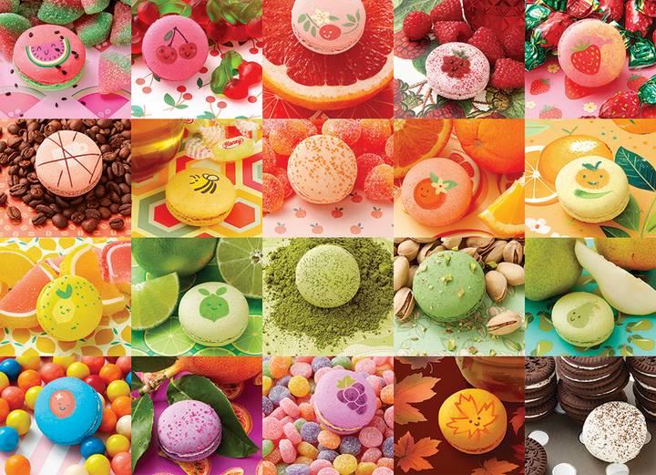 Cobble Hill - Nom Nom Macaroon - 500 Piece Jigsaw Puzzle