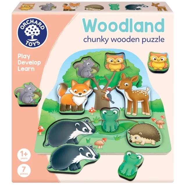 Orchard Toys - Woodland - Chunky Wooden Puzzle