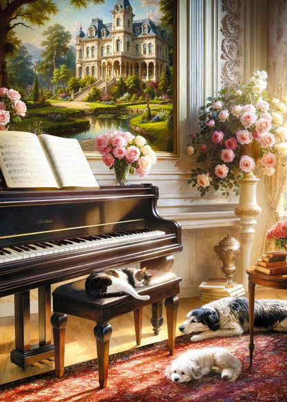 CherryPazzi - Piano Room - 1000 Piece Jigsaw Puzzle